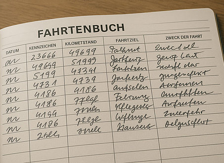 unleserliches_Fahrtenbuch